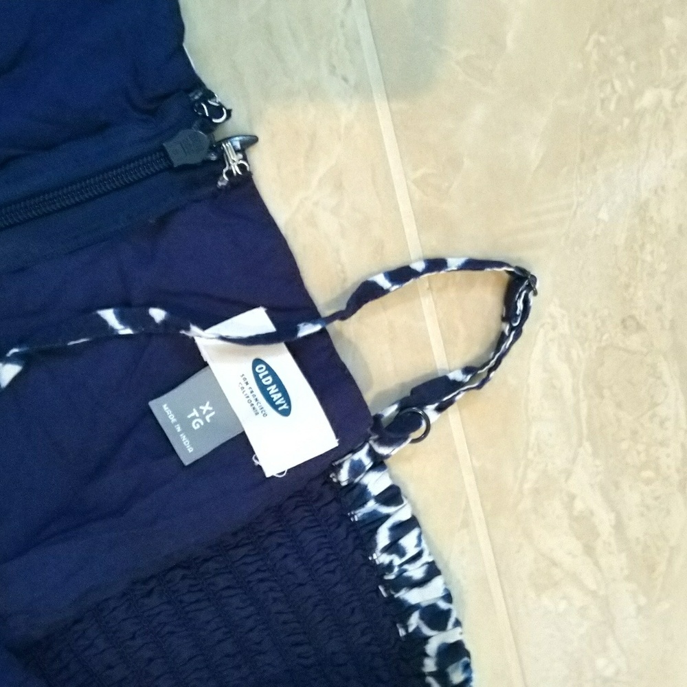 Old Navy blue mini dress size xlarge - Picture 2 of 8